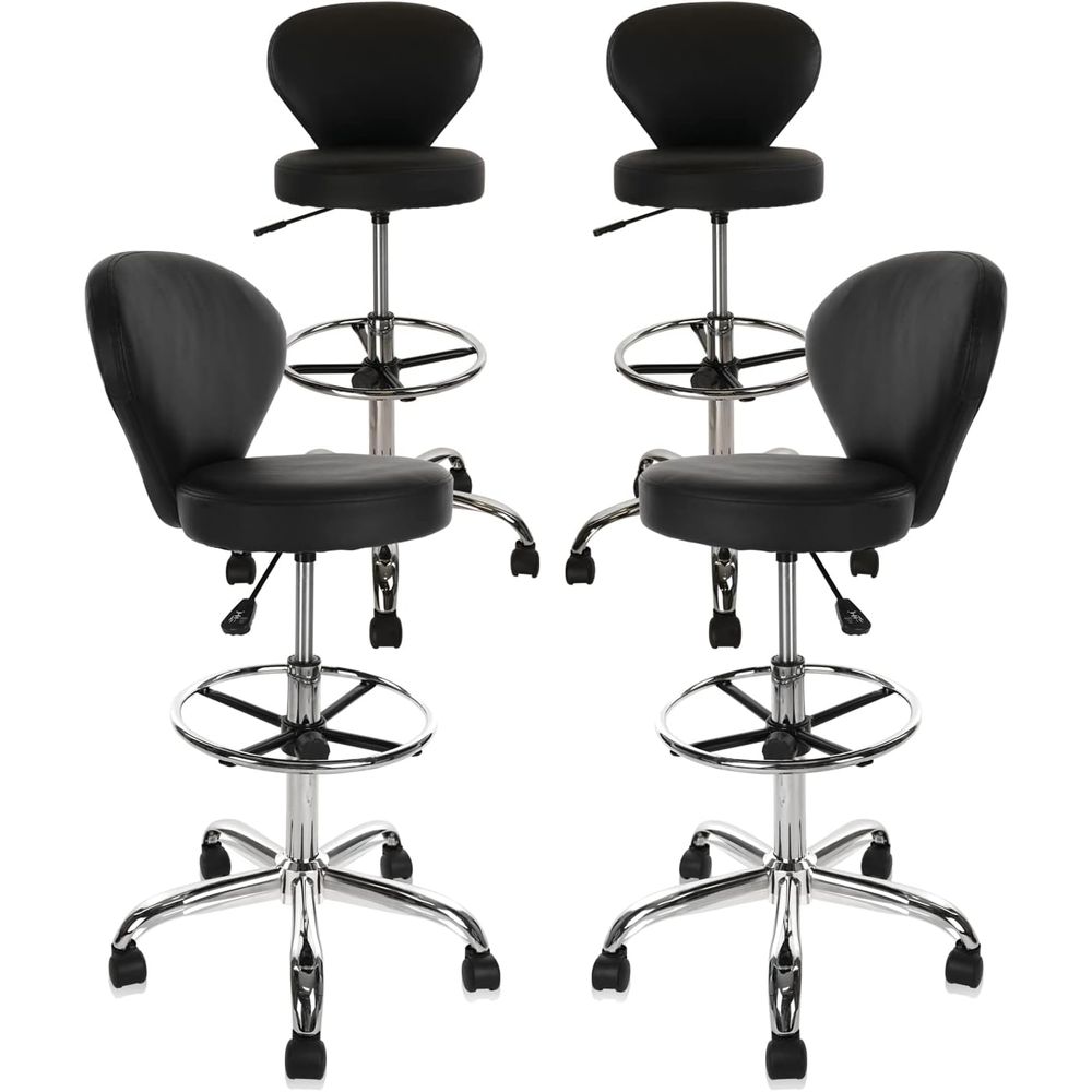 Spa&Wellness Earth City Шелепиха - Adjustable 4-Piece PVC and Leather Swivel