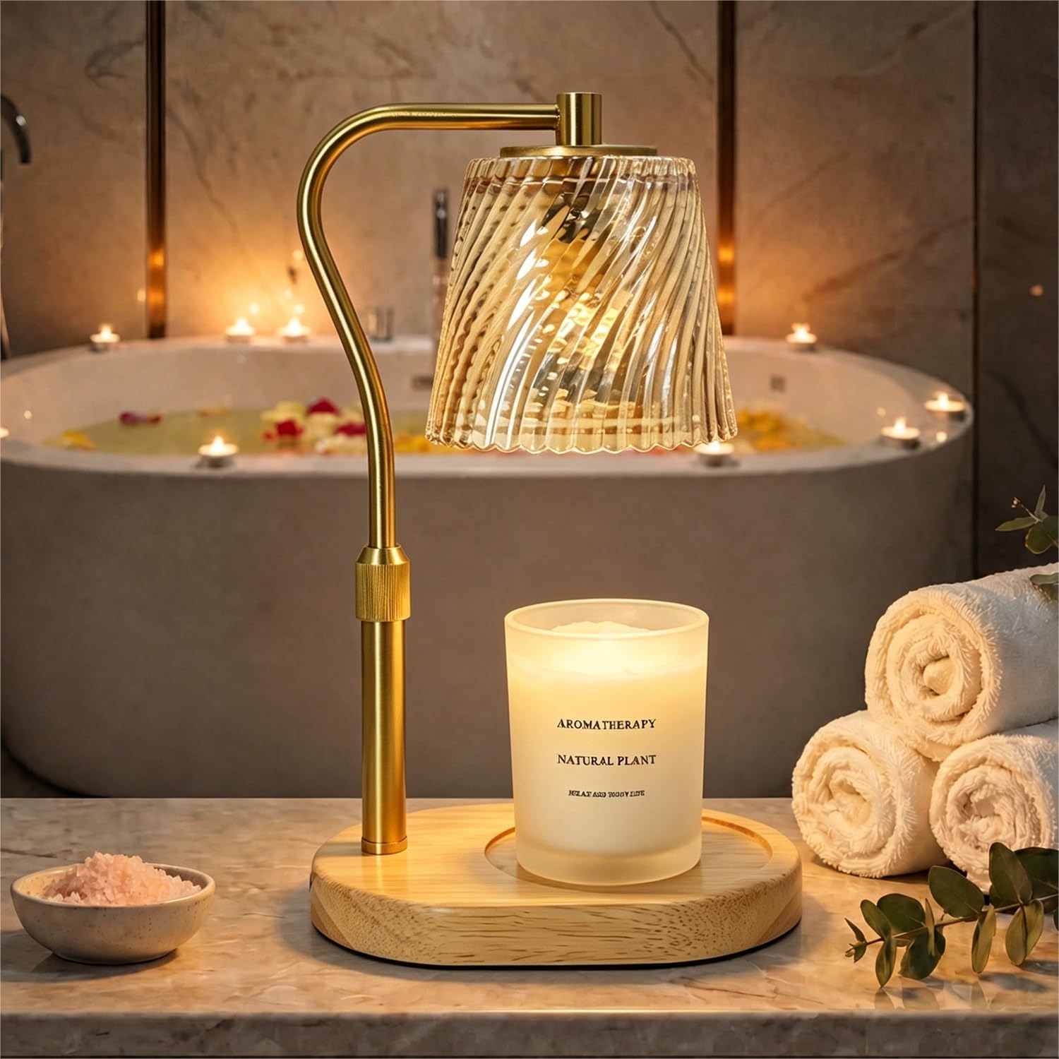 Relax - Spa & Wellness - Candle Warmer Lamp For Spa Bathroom