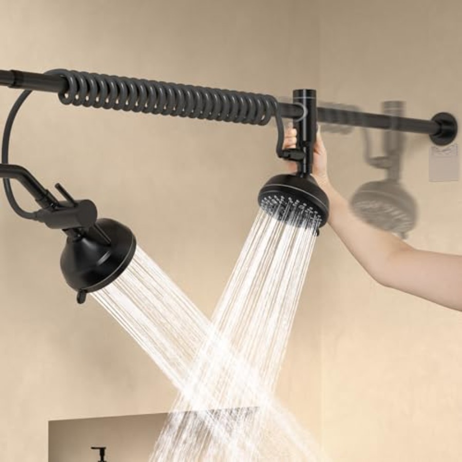 Spa & Wellness Hotel Diament Ustroń Opinie - Tandem Shower Head for Couples: Black