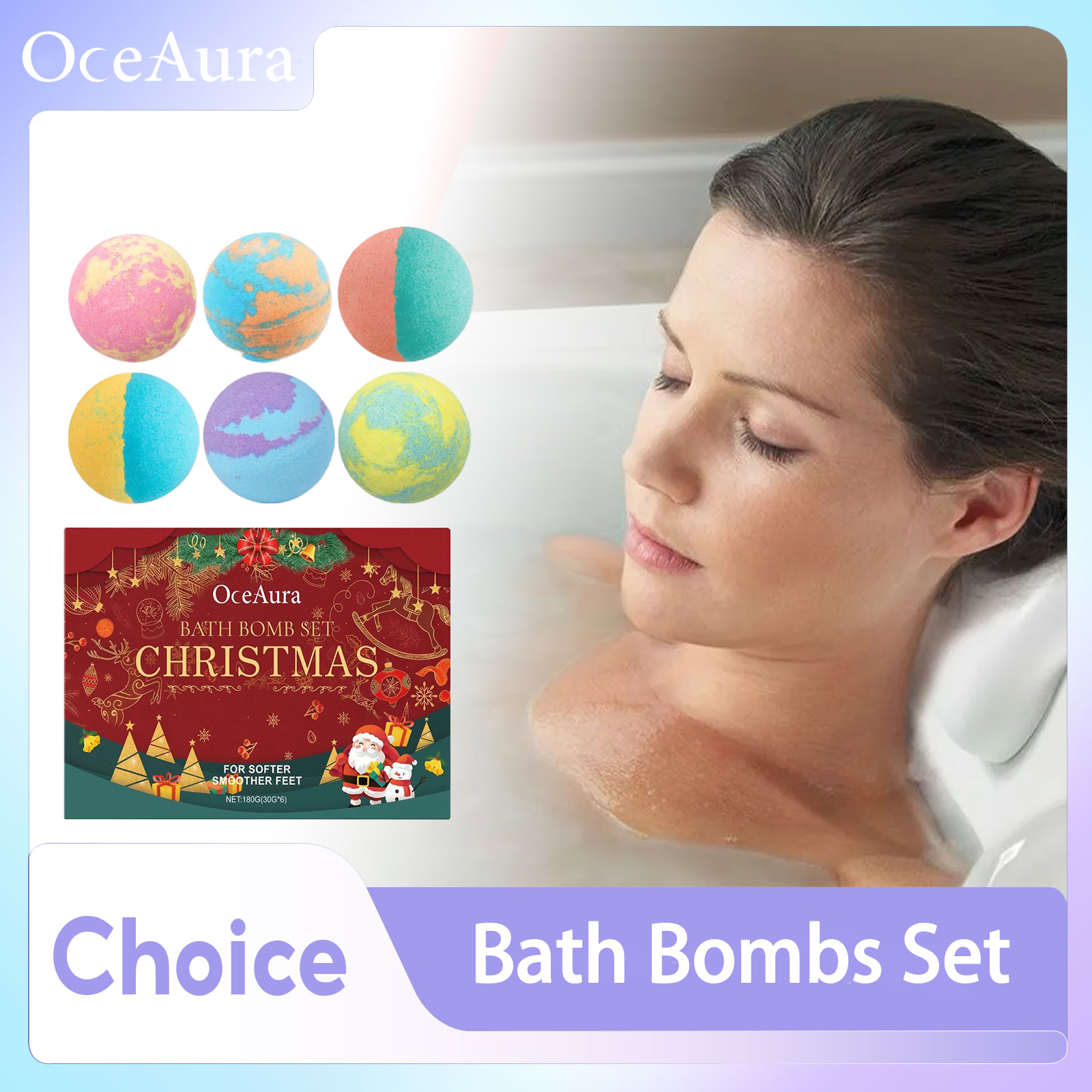Relax - Spa & Wellness - 6/12/18pcs Bath Bombs for Kids With