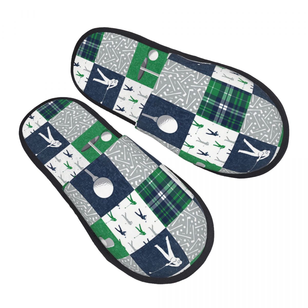 Spa & Wellness Hotel Diament Ustroń Opinie - Golf Navy Plaid Guest Slippers for