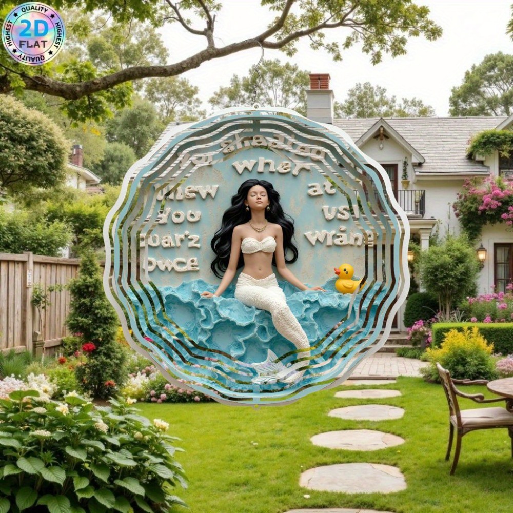 Mermaid Metal Wind Spinner 2D  - Relax - Spa & Wellness recension och pris