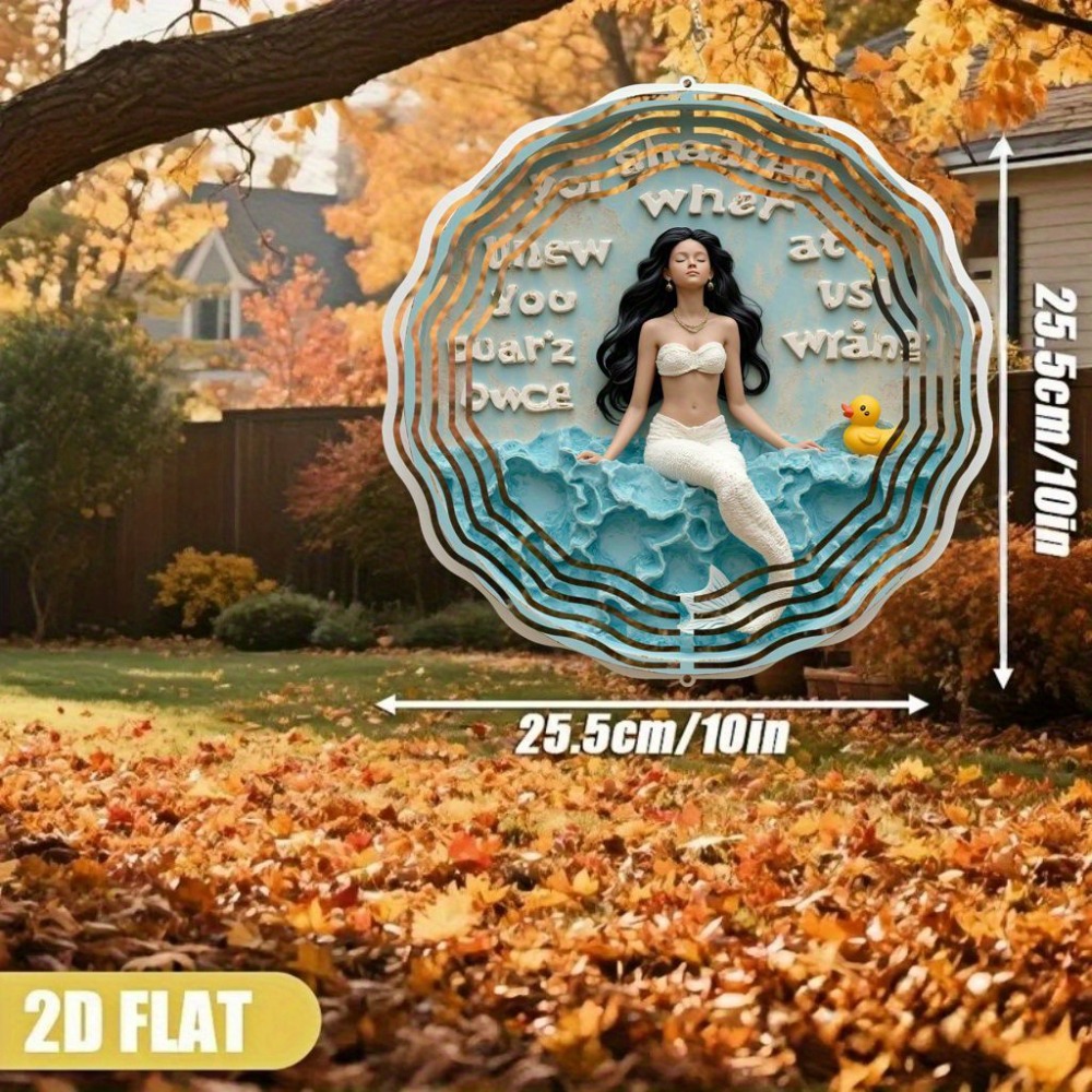 Mermaid Metal Wind Spinner 2D  - Relax - Spa & Wellness recension och pris