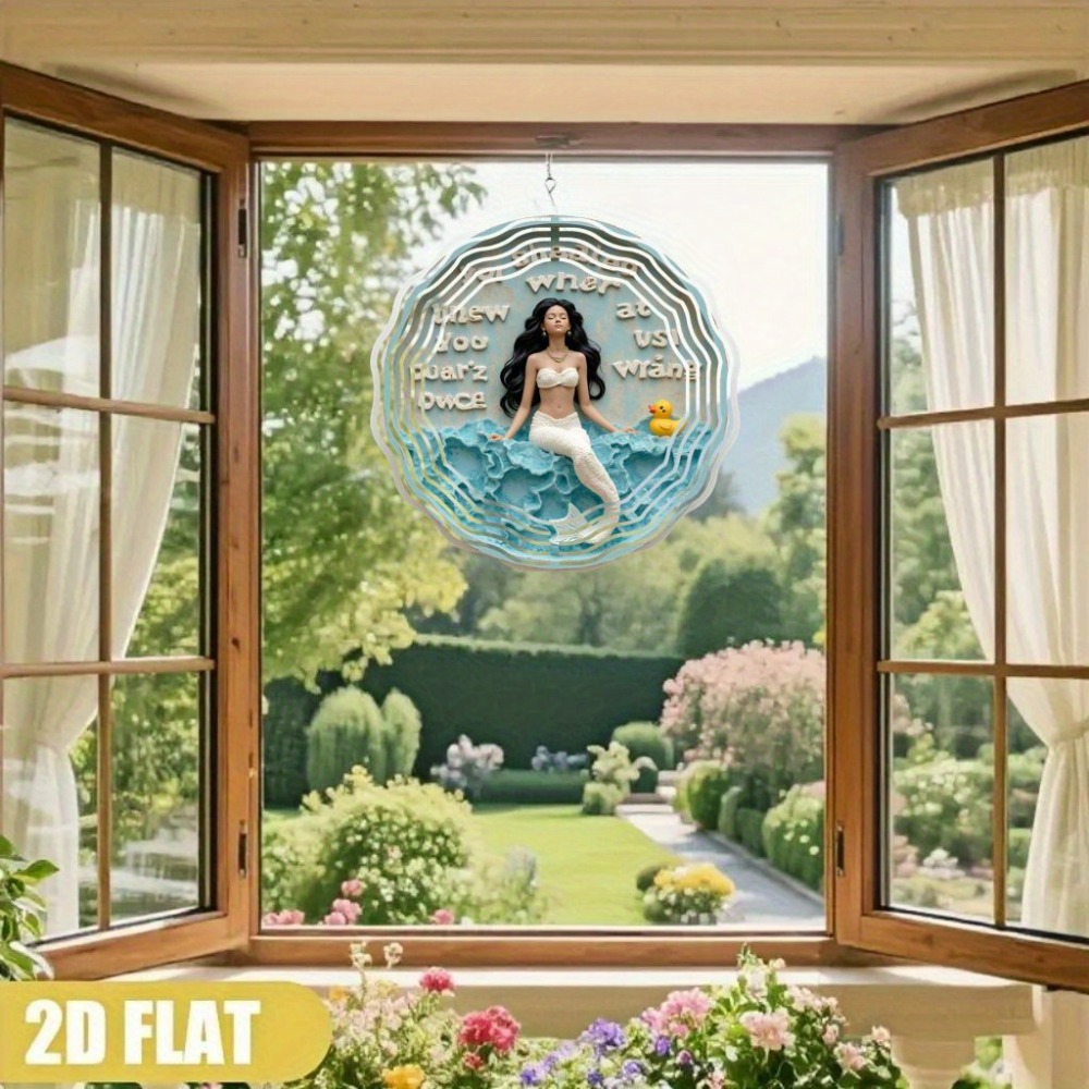 Mermaid Metal Wind Spinner 2D  - Relax - Spa & Wellness recension och pris