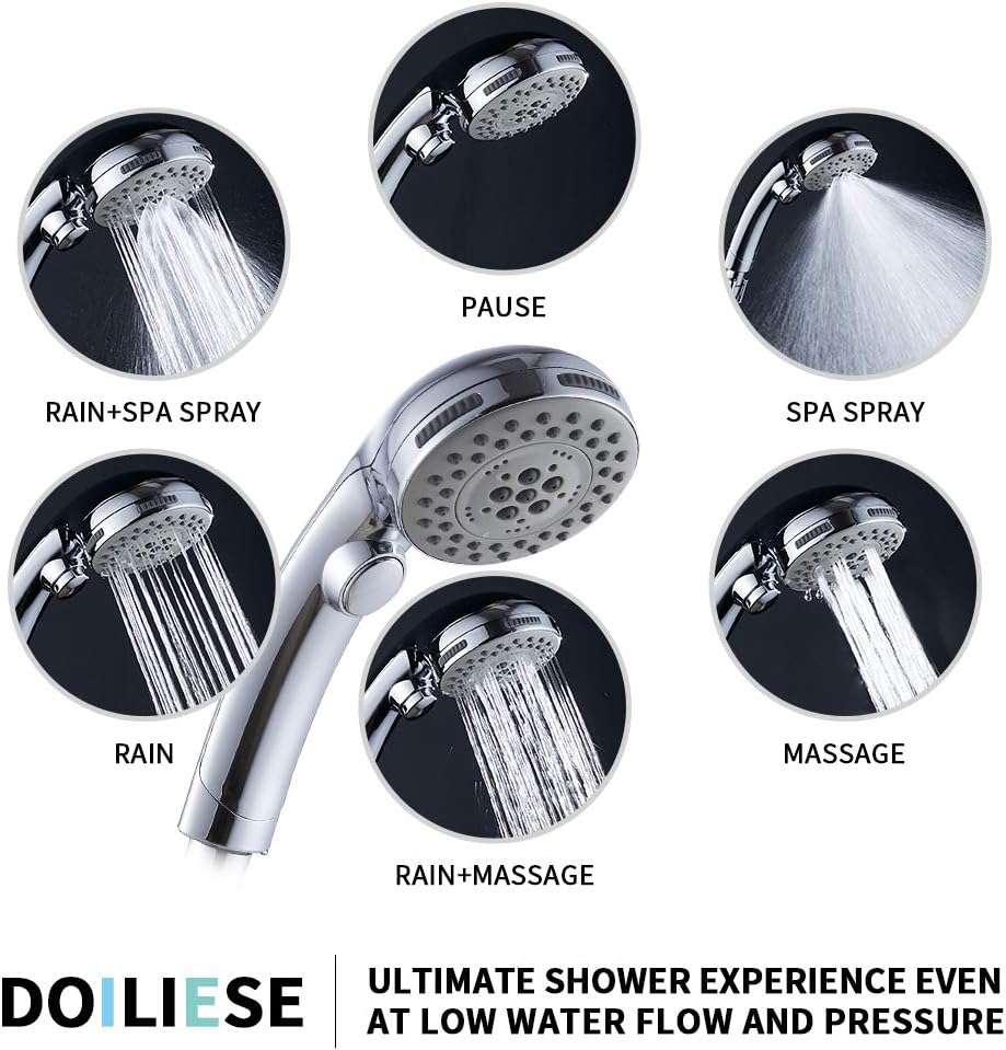 High Pressure Shower Head with - Spa&Wellness Earth City Шелепиха recension och pris