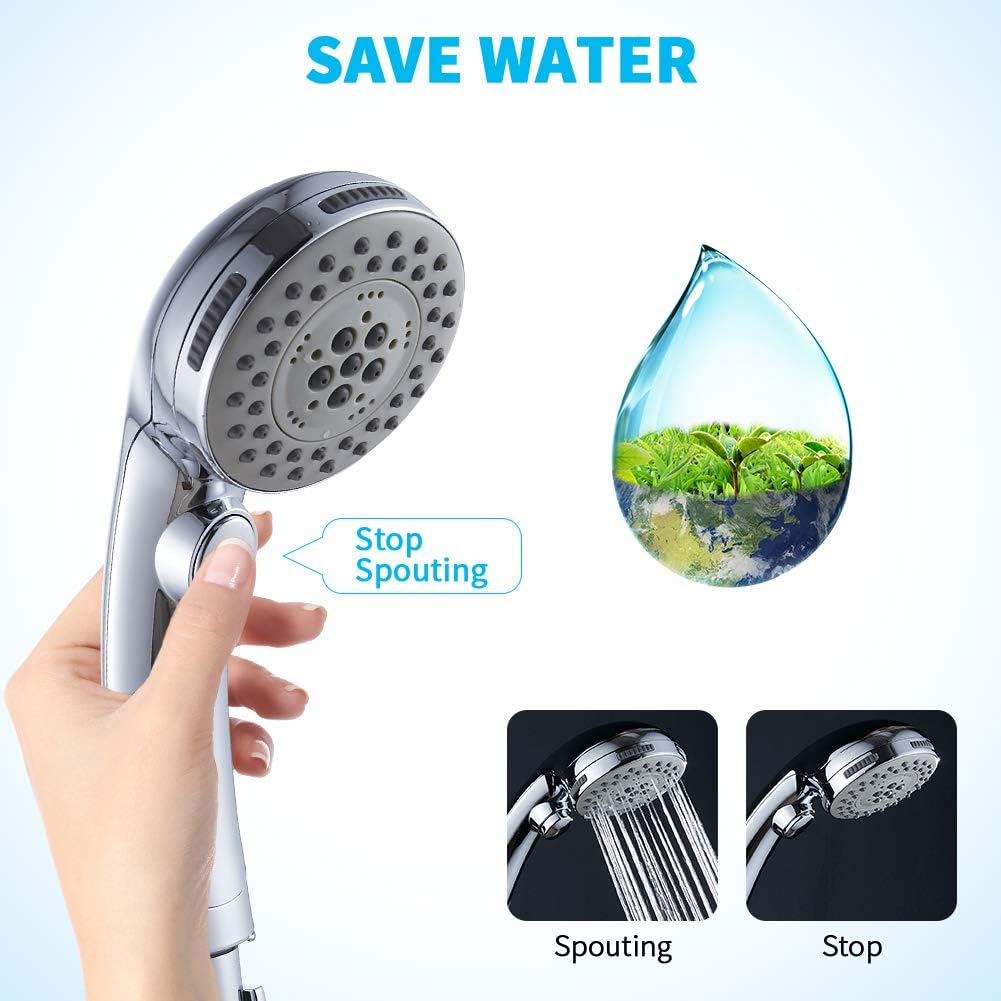 High Pressure Shower Head with - Spa&Wellness Earth City Шелепиха recension och pris