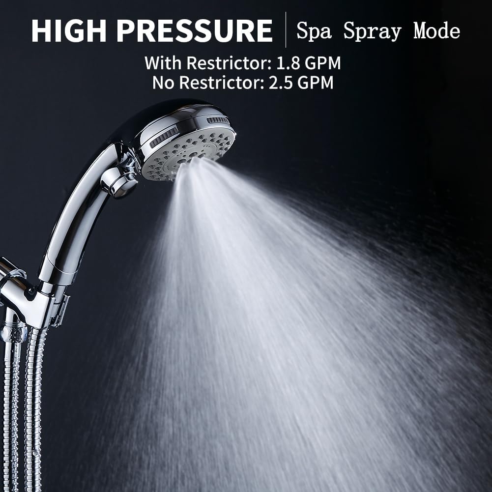 High Pressure Shower Head with - Spa&Wellness Earth City Шелепиха recension och pris
