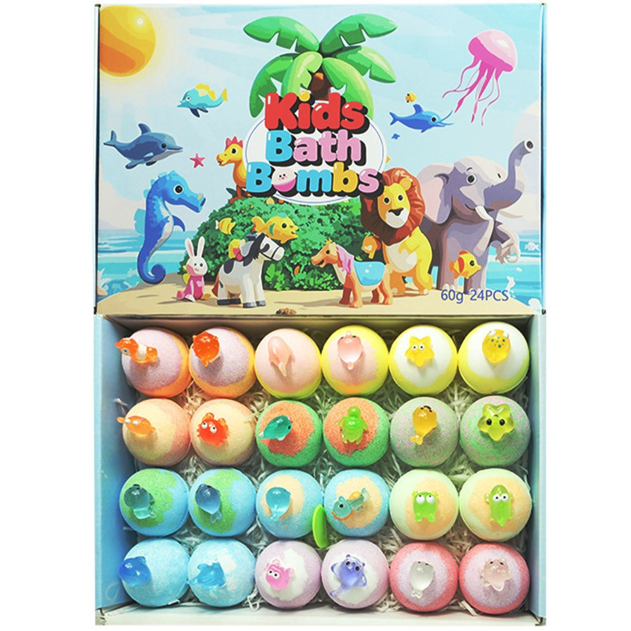 Bath Bombs 12Pcs/Box Organic & - Relax - Spa & Wellness recension och pris