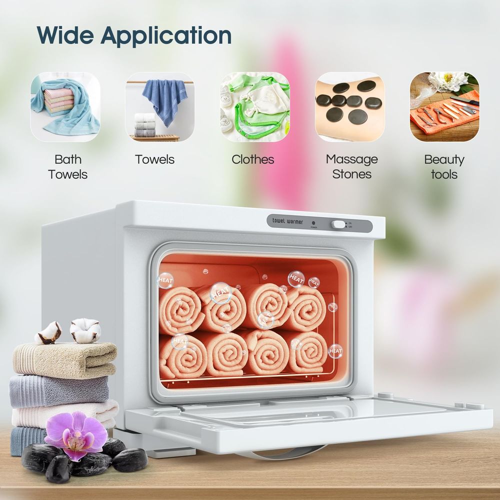 Compact 8L White Towel Warmer  - Spa&Wellness Earth City Шелепиха recension och pris