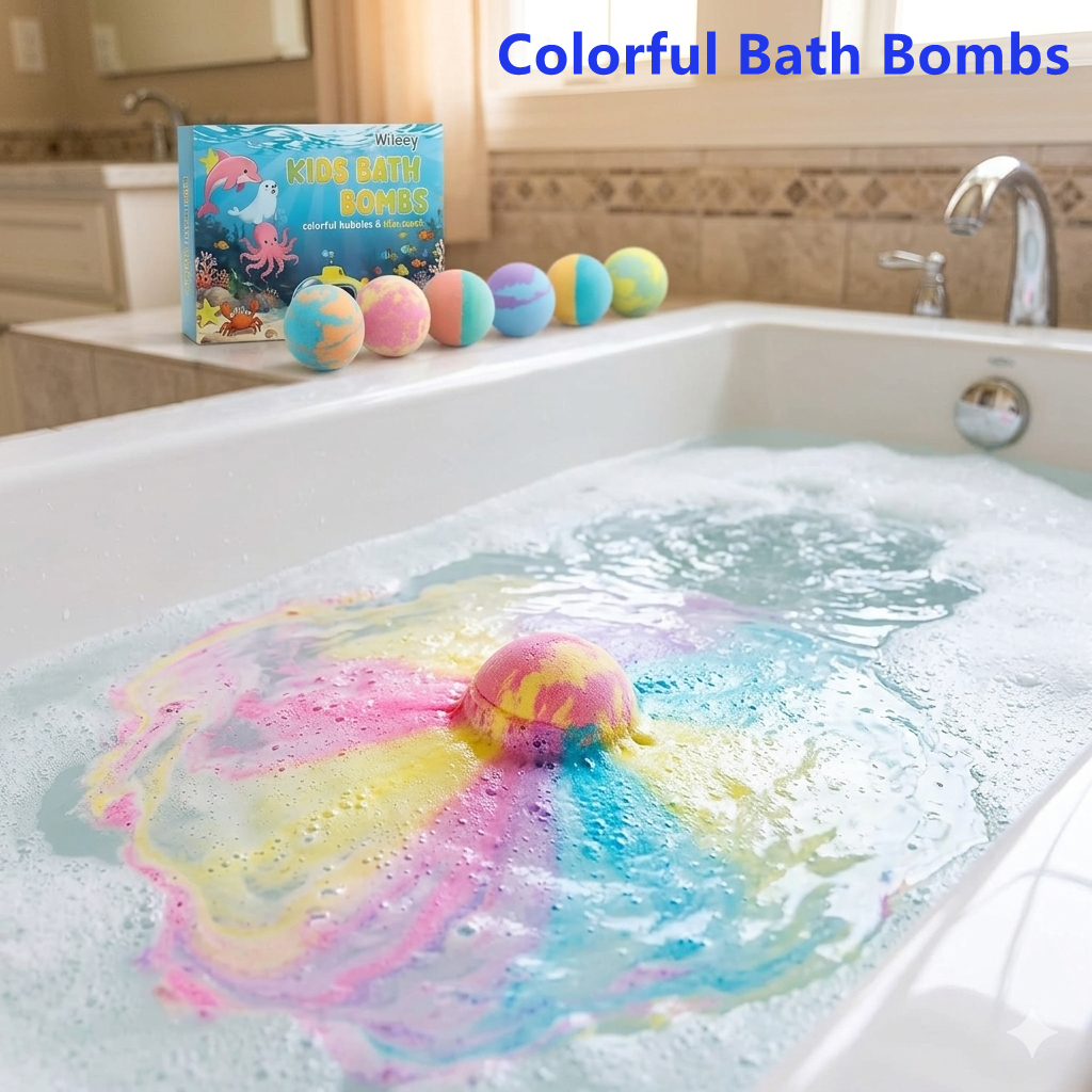 6pcs/Box Colorful Bath Bombs,  - Relax - Spa & Wellness recension och pris