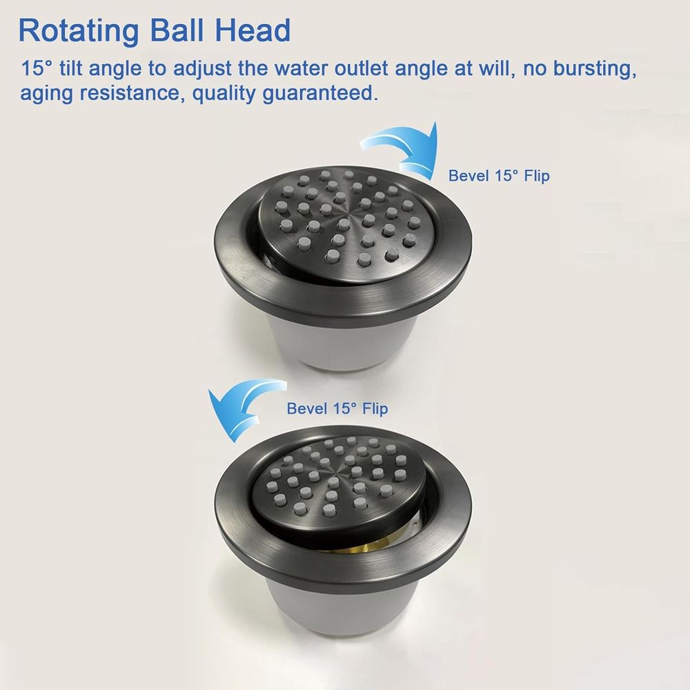 Adjustable Wall-Mounted Round  - Spa&Wellness Earth City Шелепиха recension och pris