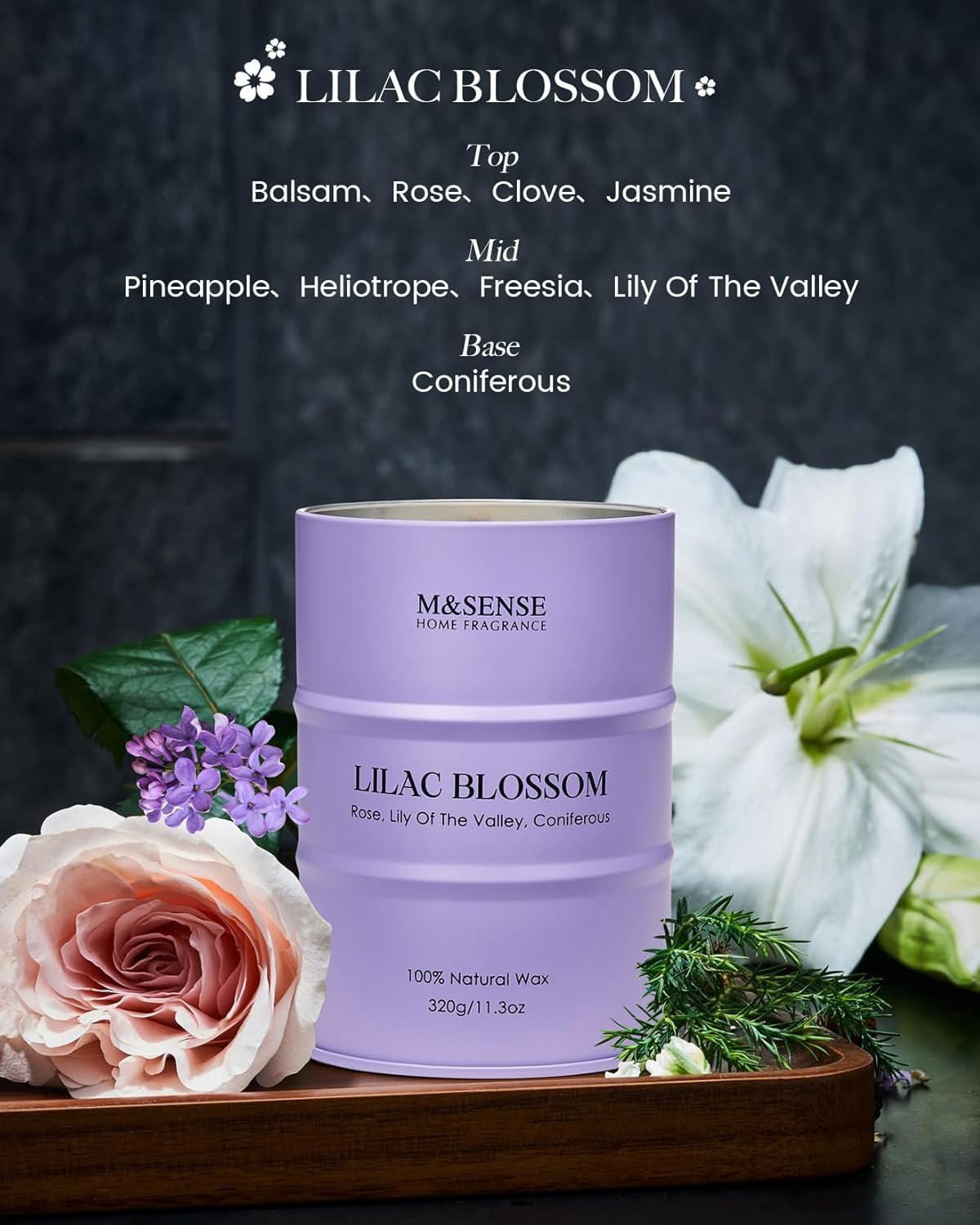 Lilac Blossom Soy Candles for  - Relax - Spa & Wellness recension och pris