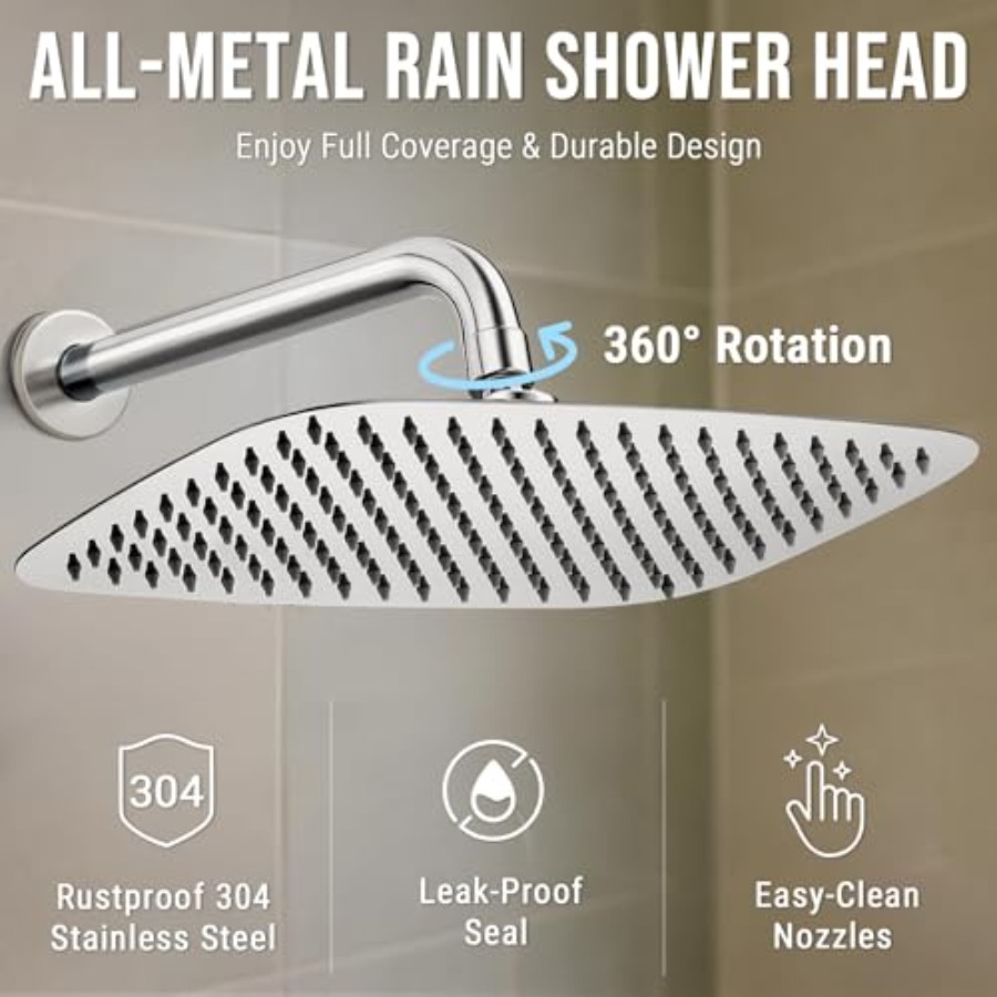 All Metal Extra Large Rain Sho - Spa & Wellness Hotel Diament Ustroń Opinie recension och pris